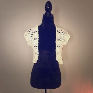 💐SPRINGTIME FAVE 💐 Short Sleeve Cropped Cardigan